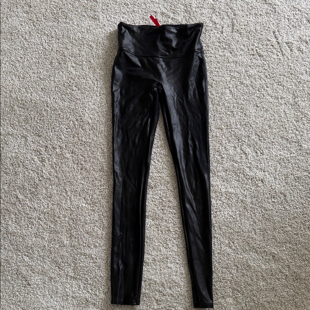 Spanx Black High-Waisted Leggings size S